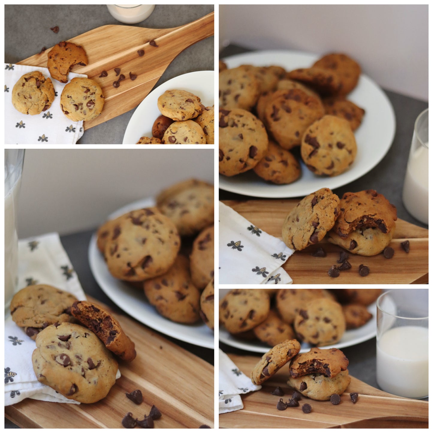 5 Honey Chocolate Chip Cookies